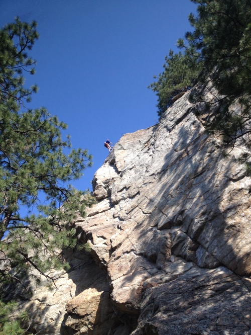 Rock climbing in Skaha