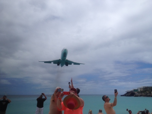 What could be more fun than elbowing other tourists out of the way to get your best shot of an incoming plane? I know, standing in the dreaded jet blast zone as one takes off!