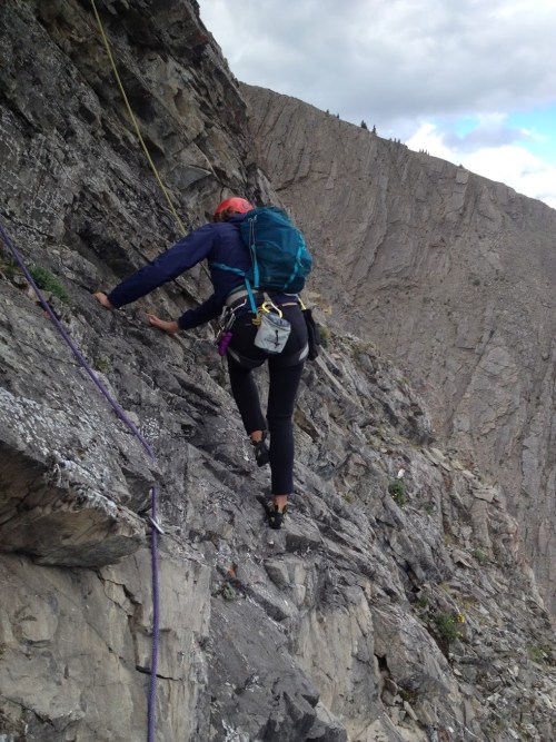 Brave Anne - I don't think she broke a sweat during our descent...