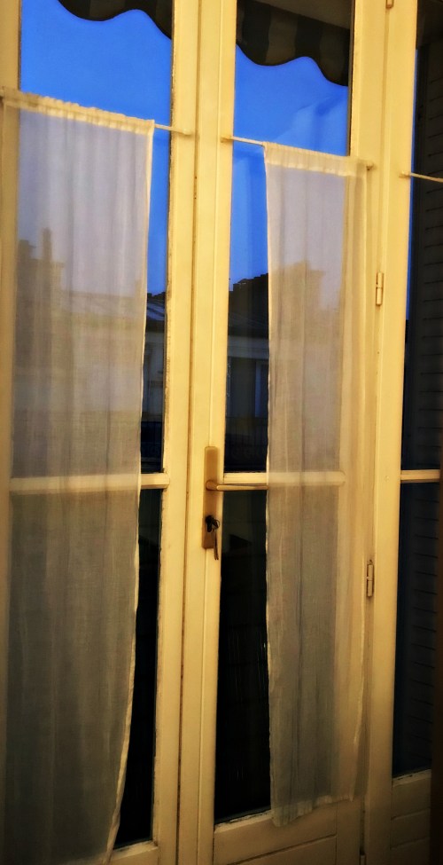 As darkness falls I write...