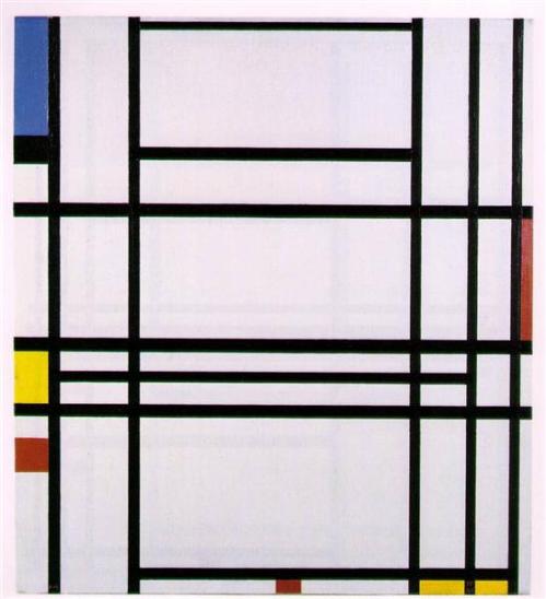 Mondrian Piet 1940 ish composition-no-10-1942